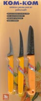 Fruit & Vegetable Carving Knives, Set C