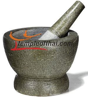 Granite Mortar and Pestle, Extra-Large 8, Product of Thailand » Temple of  Thai