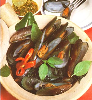 Mussels in Hot Pot