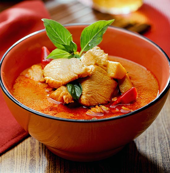 Thai Red Curry with Chicken and Pumpkin